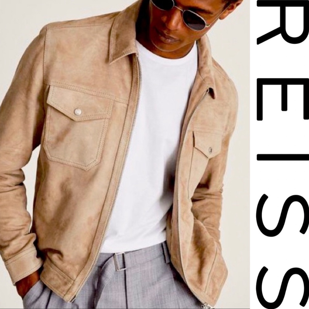 Men’s Reiss Pike Suede Jacket